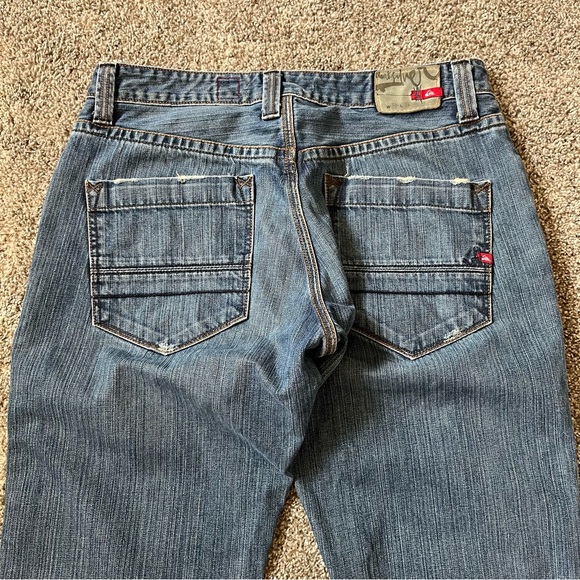 Y2K Quiksilver Relax Baggy Fit Jeans Men’s Size 34x32 - Picture 9 of 13
